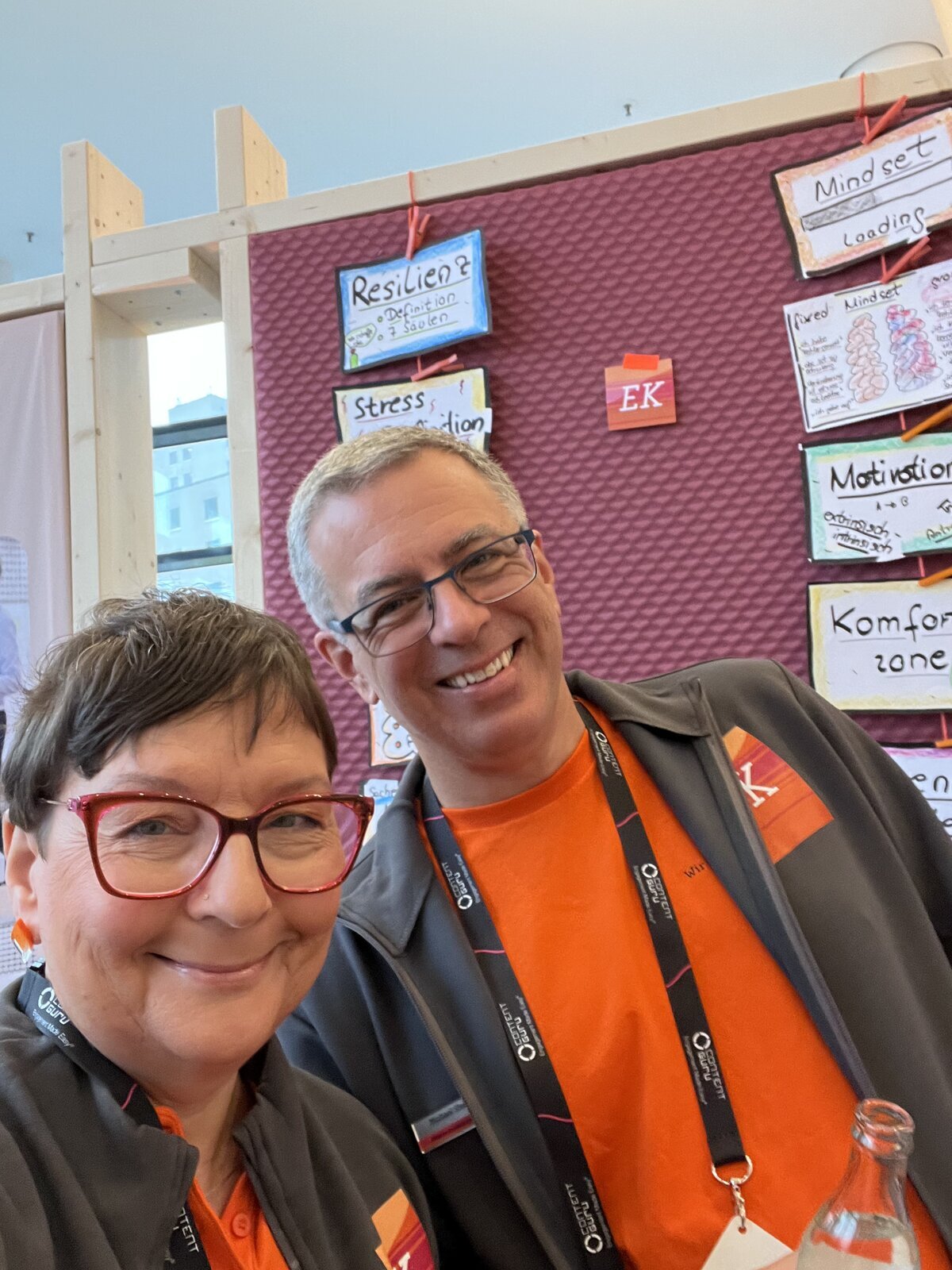 Tanja Hartwig und Michael Stein auf der Messe 2025